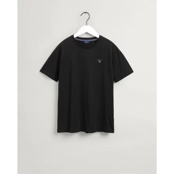 Image of Gant Logo T Shirt - Black