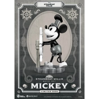 Image of Beast Kingdom Steamboat Willy Master Craft Statue - Mickey Mouse