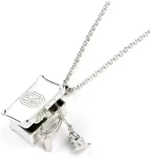 Image of Fantastic Beasts Sterling Silver Newt Pendant Necklace