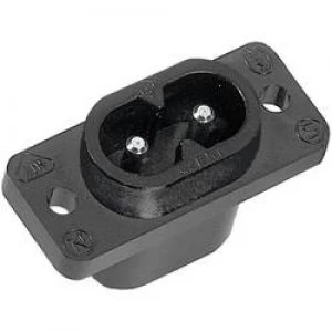Image of IEC connector C8 Series mains connectors 42R Plug vertical mount