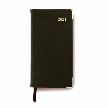 Image of Collins 2021 Classic Pocket Diary Week to View Sewn Binding 80x152mm