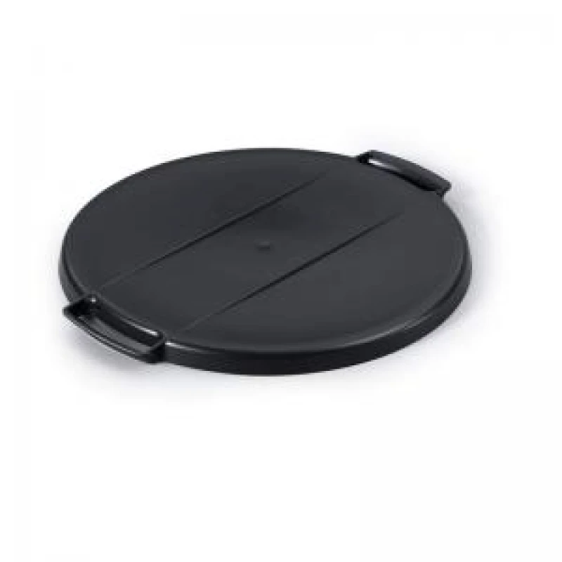 Image of Durable DURABIN 40L Round Bin Lid - Strong & Easy Grip Handle - Black unisex
