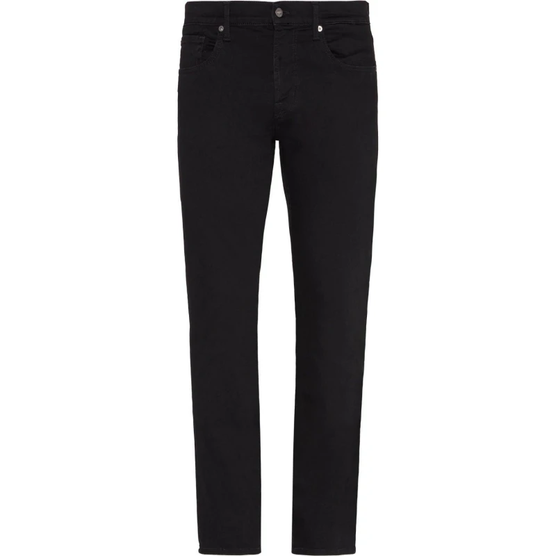 Image of 7 For All Mankind Mens Slimmy Straight Leg Jeans Legend Black male 30W L
