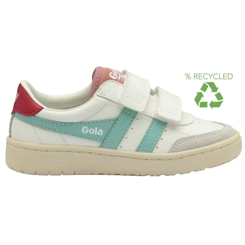 Image of Gola Children's Trainers Gola Falcon Strap Blanc Unisex 33
