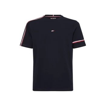 Image of Tommy Sport Hilfiger S Tape T Shirt - Desert Sky DW5