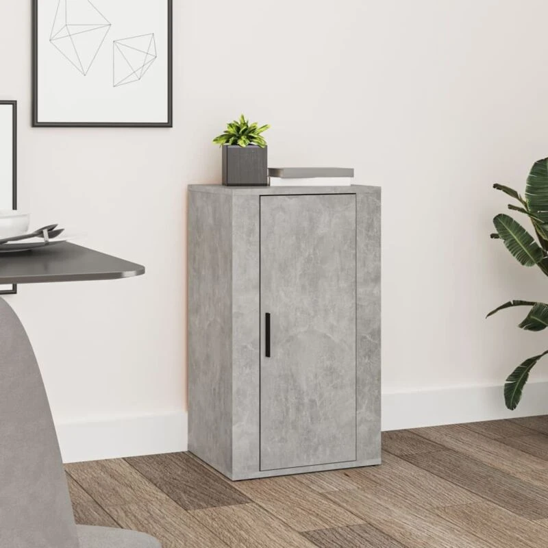 Image of Vidaxl Sideboard Concrete Grey 40X33X70 Cm Engineered Wood, Grey 819416
