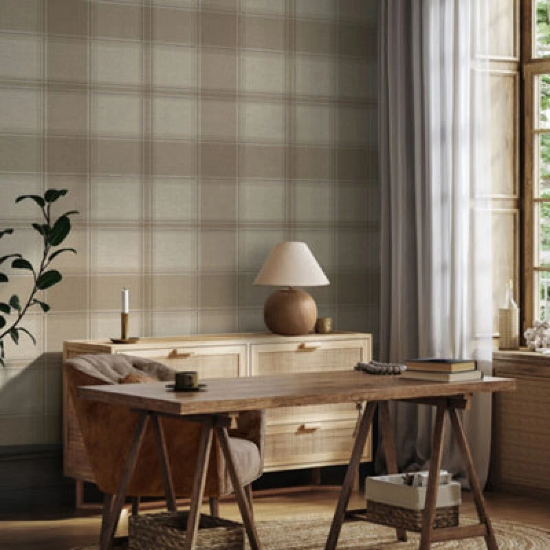 Image of Belgravia Decor Carmella Check Beige