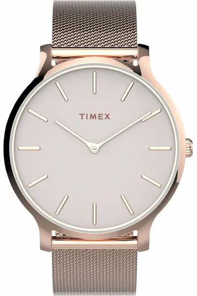 Image of Timex Transcend 38Mm Stainless Steel Mesh Band Watch