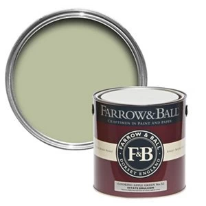 Image of Farrow & Ball Estate Cooking apple green No. 32 Matt Emulsion Paint 2.5L