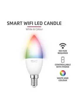 Image of Trust E14 Smart WiFi Bulb - White & Colour