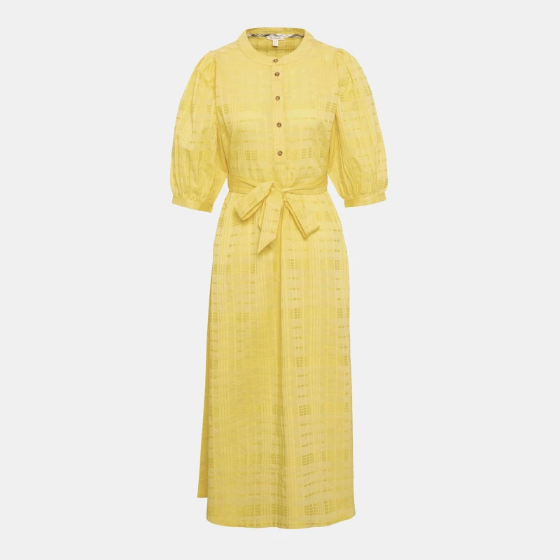 Image of Barbour Heidi Midi Dress Sunray Yellow female 14 (L)