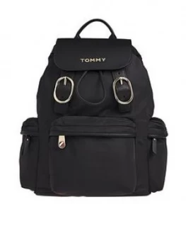 Image of Tommy Hilfiger Recycled Nylon Backpack - Black