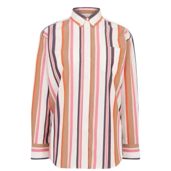 Image of Gant Relaxed Stripe Shirt Womens - Multi