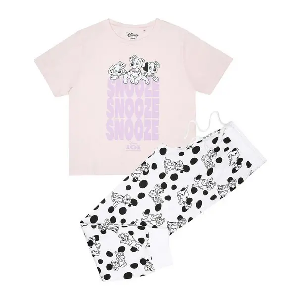 Image of Disney 101 Dalmatians Snooze Womens Pj Set Multi