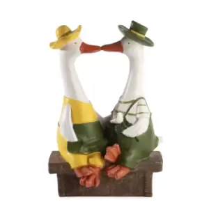 Image of Penny & Percy Duck Garden Ornaments M&amp;W