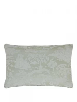 Image of Dorma Cherry Blossom Cotton Rich Housewife Pillowcase Pair