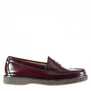 Image of Bass Weejuns High Shine Penny Loafer - Wine Textured