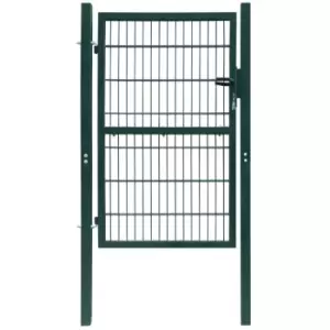 Image of 2D Fence Gate (Single) Green 106 x 230cm Vidaxl Green