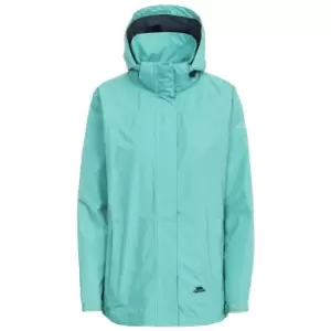 Image of Trespass Womens/Ladies Nasu II Waterproof Shell Jacket (XXS) (Lagoon)