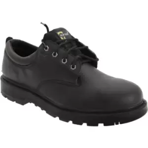 Image of Grafters Mens Contractor 4 Eye Safety Shoes (7 UK) (Black) - Black