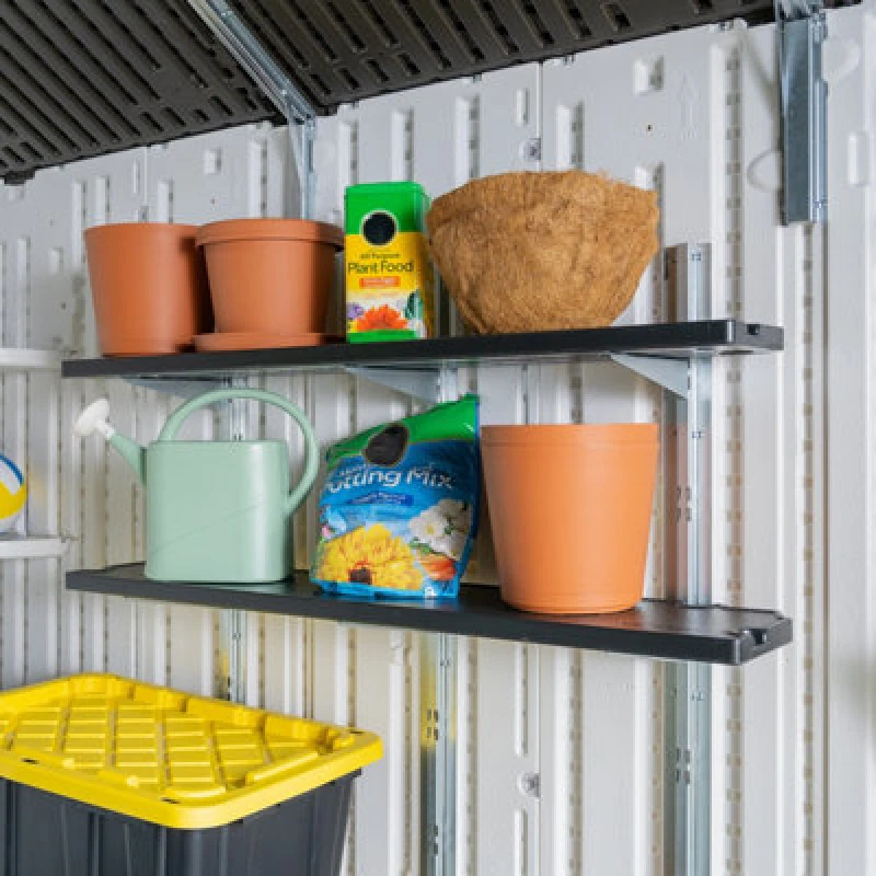 Image of Suncast Shelving Kit, Black BMSASHELFK1