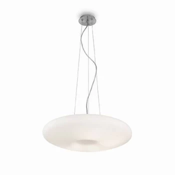Image of Glory 3 Light Medium Ceiling Pendant White, E27