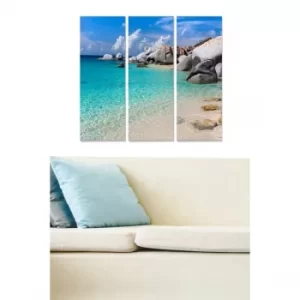 Image of MDF61145821 Multicolor Decorative MDF Painting (3 Pieces)