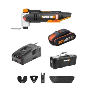 Image of Worx WX693 20v 2.0Ah Sonicrafter Cordless Brushless Multi Tool