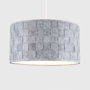 Image of XL Monza Weaved Pendant Shade in Grey