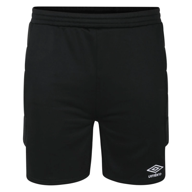 Image of Umbro Umbro Men Kinetic Goalkeeper Shorts in Black Size: large Black L Male 5063425798865