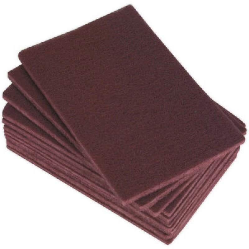 Image of Loops 10 PACK Abrasive Finishing Pad - 150 x 230mm - Medium Grade - Long Lasting Multi
