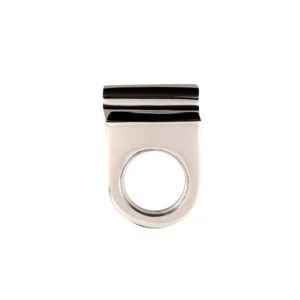 Image of BQ Polished Chrome effect Cylinder latch pull L70mm Pack of 1