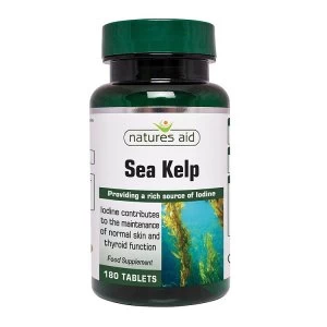 Image of Natures Aid Sea Kelp 187mg 180 Tablets