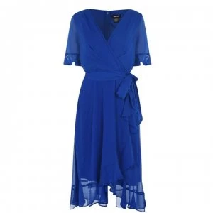 Image of DKNY Wrap Dress - ROYAL