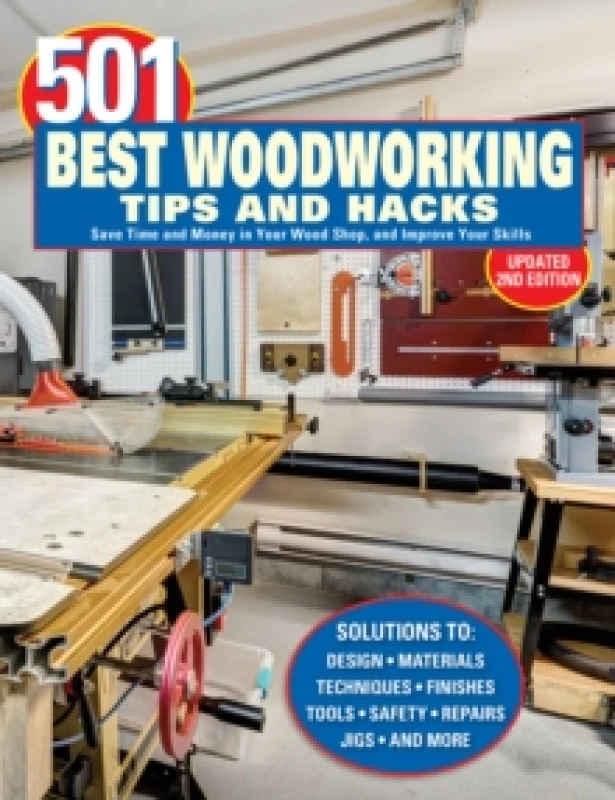 Image of 501 Best Woodworking Tips and Hacks : Save Time and Money in Your Wood Shop, and Improve Your Skills Paperback / softback