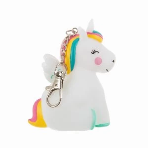 Image of Sass & Belle Rainbow Unicorn Light Up Keyring