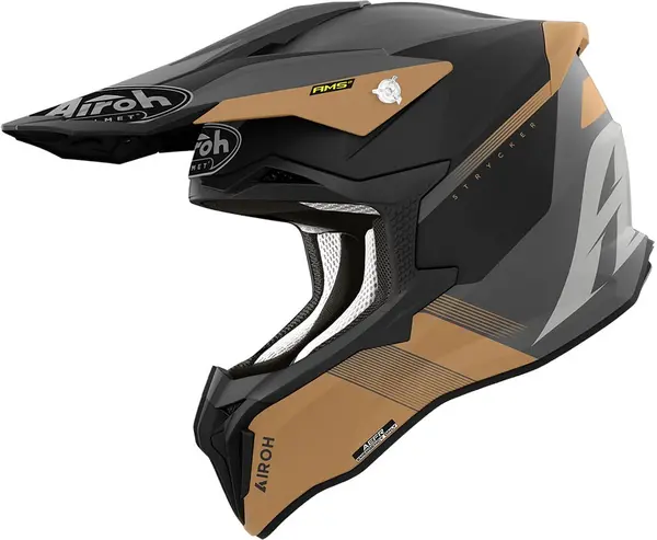 Image of Airoh Strycker Blazer Gold Matt Offroad Helmet Size L
