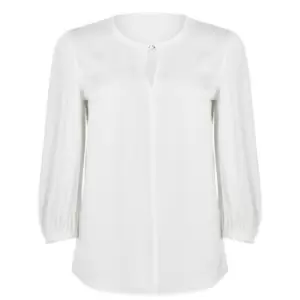 Image of Hugo Celinas1 Silk Top - Nude