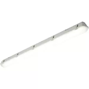 Image of 4ft IP65 Indoor/Outdoor Batten Light - 22.6W Cool White LED - Frosted & Grey Pc