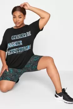 Image of Leopard Print Cycling Shorts