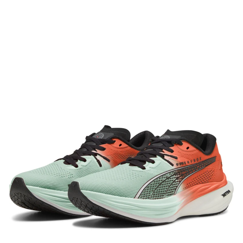 Image of Puma Deviate NITRO 3 Running Shoes Men Hyrox Red/Blue male 7 (40.5)