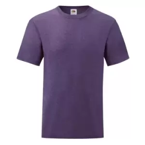 Image of Fruit Of The Loom Mens Valueweight Short Sleeve T-Shirt (S) (Heather Purple)