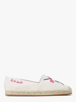 Image of Kate Spade Dragonfly Espadrilles, Cream, 5.5