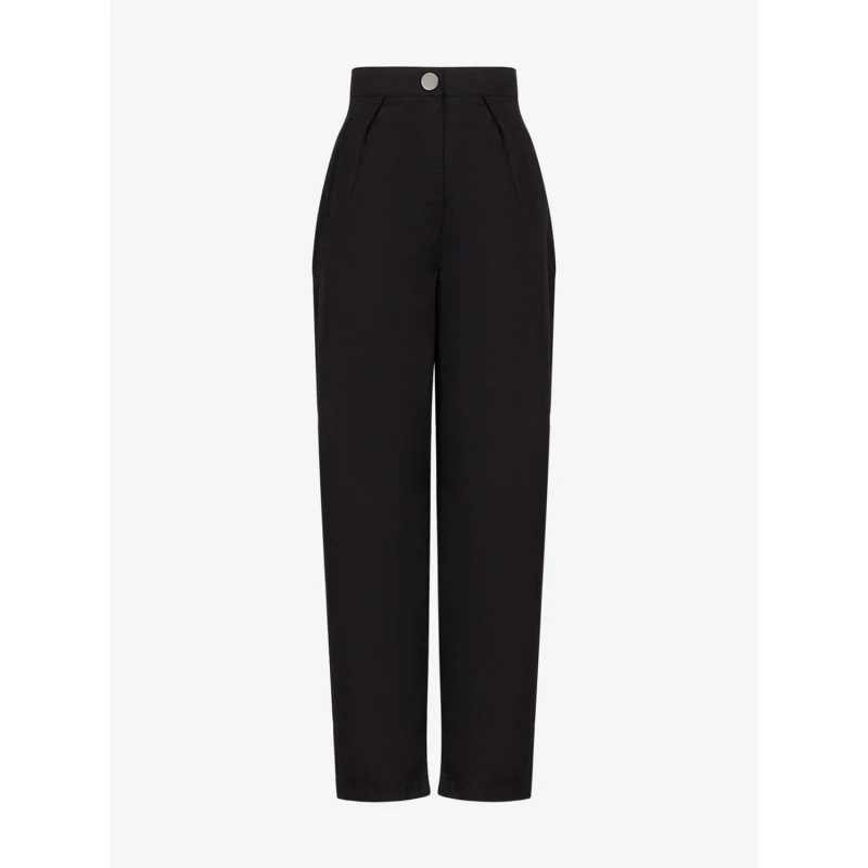 Image of Armani Exchange Trousers Straight Trousers 8 Black 33236803175