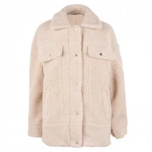 Image of Only Lina Teddy Jacket - Nomad