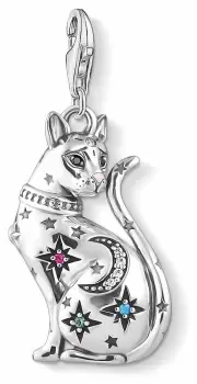 Image of Thomas Sabo 1839-340-7 Charm Pendant Cat Constellation Jewellery