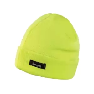 Image of Result Unisex Lightweight Thermal Winter Thinsulate Hat (3M 40g) (One Size) (Fluoresent Yellow)