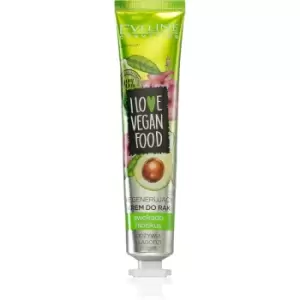 Image of Eveline Cosmetics I Love Vegan Food Regenerating Hand Cream With Avocado 50ml