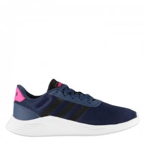 Image of adidas Lite Racer 2 Junior Girls Trainers - Navy/Blk/Pink