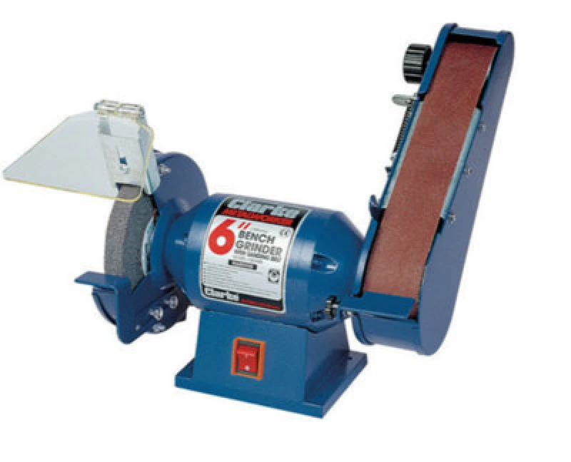 Image of Clarke Bench Grinder Belt Sander 240W Table Sanding Grinding Machine Cbg6Sb
